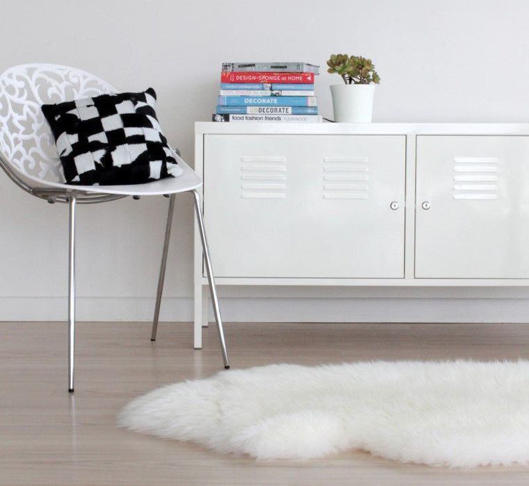 Bowron Longwool Ivory Sheepskin Rug