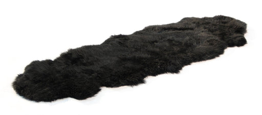 Bowron Sheepskins Longwool Black Sheepskin Rug