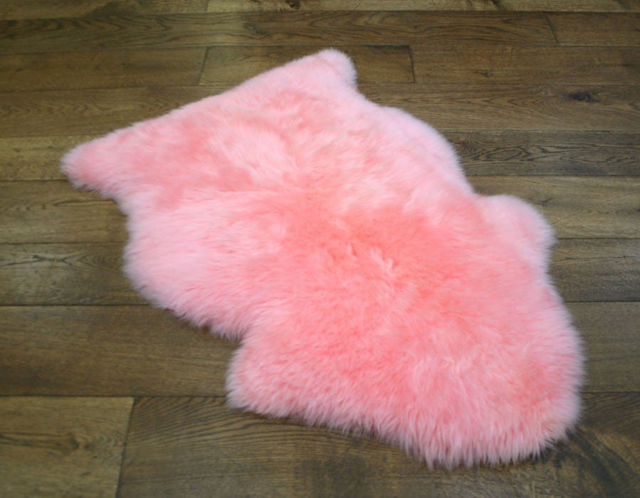 Bowron Sheepskins Longwool Candy Floss Sheepskin Rug