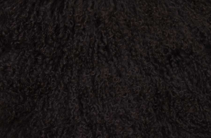 Bowron Sheepskins Nomad Tibetan Lambskins Cocoa Hide Rug