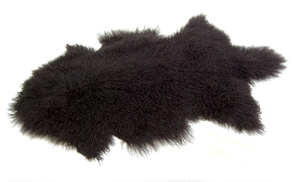 Bowron Sheepskins Nomad Tibetan Lambskins Cocoa Hide Rug