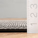 Braid Woven Anti-Fatigue Kitchen Mat Light Grey