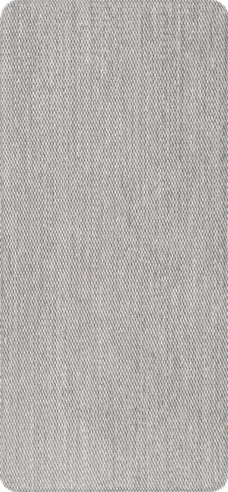 Braid Woven Anti-Fatigue Kitchen Mat Light Grey