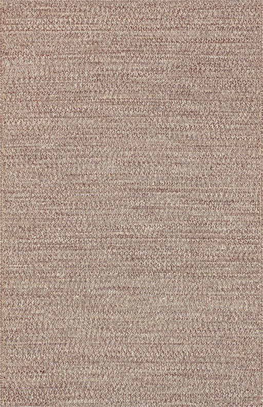 Braided Cotton Jute Rug in Brown 130x200 cm