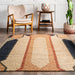 Braided Jute Area Rug 120 cm Beige