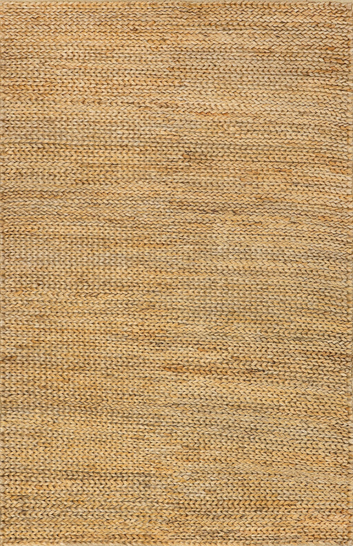 Braided Jute Area Rug 150x240 cm Natural Fiber Design