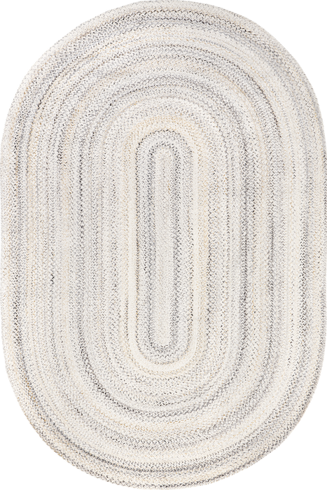 Braided Jute Ombre Area Rug 60x90 cm Beige