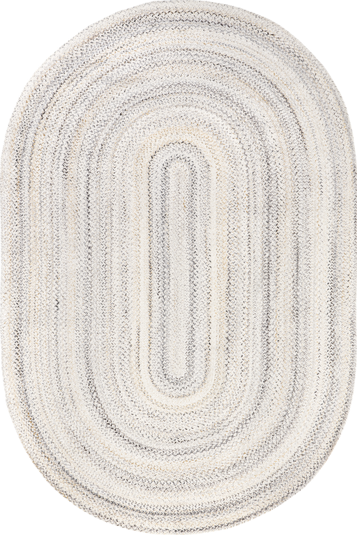 Braided Jute Ombre Area Rug 60x90 cm Beige