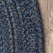 Braided Jute Ombre Area Rug Blue 120x180 cm