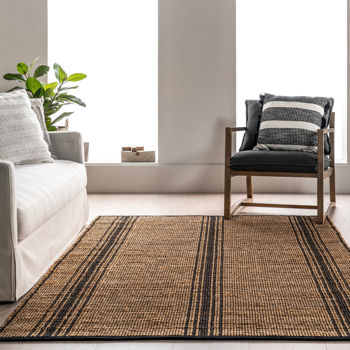 Braided Jute Rug Natural 150x240 cm