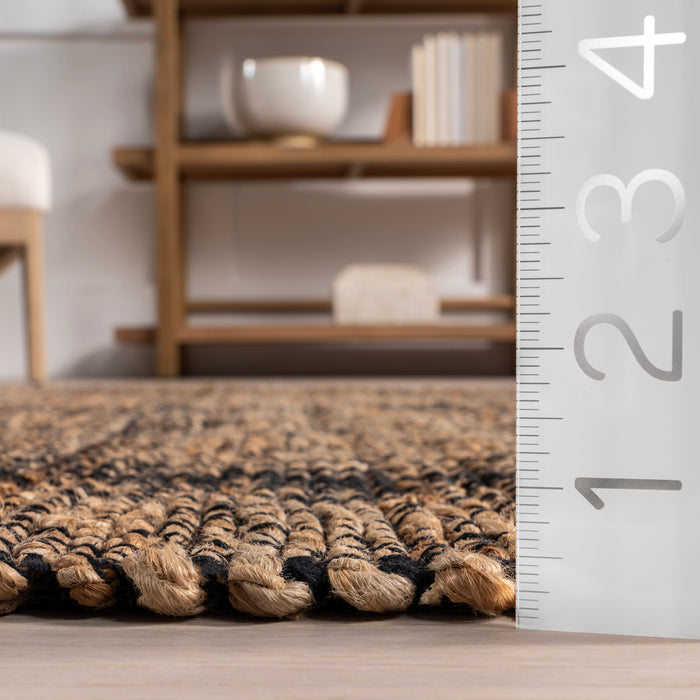 Braided Jute Rug Natural 150x240 cm