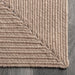 Braided Jute Tribal Area Rug Natural Fiber 152x244 cm