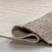 Braided Wool Area Rug 120x180 cm Ivory