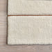 Brega Geometric Wool Area Rug 152x244 cm Cream