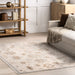 Brenda Hazy Heraldry Machine Washable Rug 150x240 cm Beige