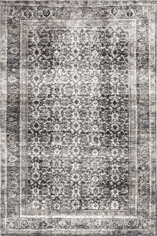 Briana Vintage Washable Brown Area Rug 50x80 cm