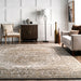 Brianna Medallion Vines Area Rug 152x244 cm Beige