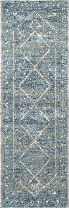 Bridget Blue Medallion Area Rug 160x230 cm