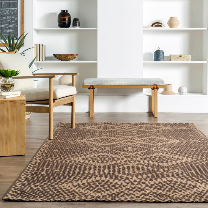 Brielle Natural Jute Diamond Area Rug 120x180 cm