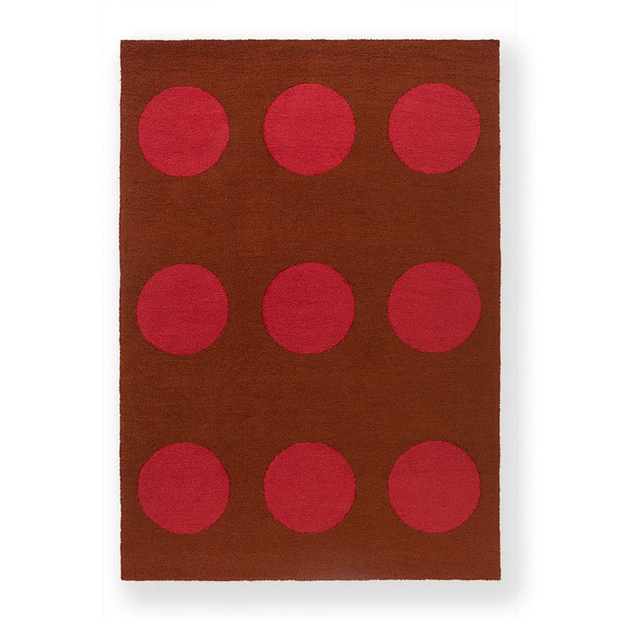 Brink & Campman Habitat Festival Dots Outdoor Red 495800 Rug