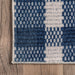 Brittany Blue Tartan Plaid Machine Washable Area Rug