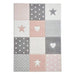 Brooklyn 20339 Kids Patchwork Soft Pink Rug