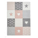 Brooklyn 20339 Kids Patchwork Soft Pink Rug