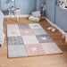 Brooklyn 20339 Kids Patchwork Soft Pink Rug