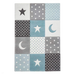 Brooklyn 20340 Kids Patchwork Soft Blue Rug