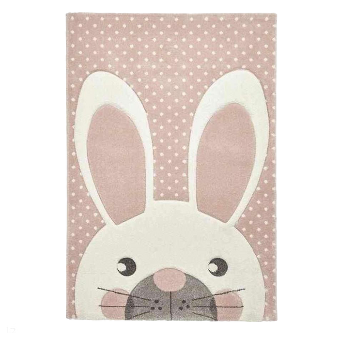 Brooklyn 20341 Kids Rabbit Soft Pink Rug