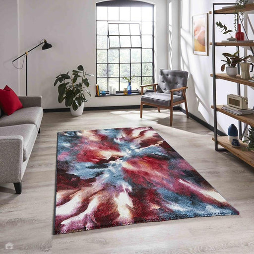 Brooklyn 21278 Modern Abstract Soft Hand-Carved Multicolour Rug