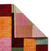 Brooklyn 21830 Modern Geometric Square Patchwork Blocks Soft Hand-Carved Multicolour Rug