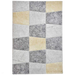 Brooklyn 22192 Modern Geometric Medley Soft Hand-Carved Grey/Yellow Rug