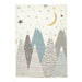 Brooklyn 22707 Kids Mountains Soft Blue Rug