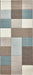 Brooklyn 646 - Tappeto runner beige/blu