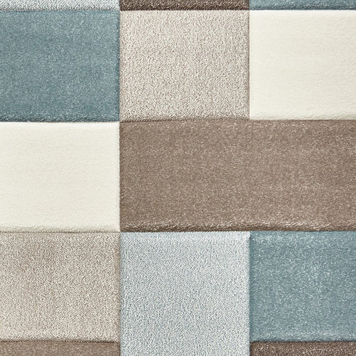 Brooklyn 646 - Beige / Blue Runner Rug