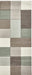 Brooklyn 646 - Tappeto runner beige/verde