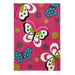 Brooklyn 772 Kids Butterflies Soft Pink Rug