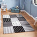 Brooklyn 777 Kids Patchwork Soft Grey Rug