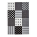 Brooklyn 777 Kids Patchwork Soft Grey Rug