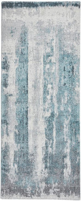 Brooklyn 8595 - Ivory Blue Runner Rug
