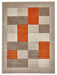 Brooklyn BRK04 - Beige / Terracotta Rug