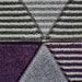 Brooklyn BRK15 Grey / Purple Rug