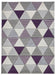 Brooklyn BRK15 Grey / Purple Rug