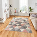 Brooklyn BRK15 Grey / Rose Rug