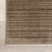 Brown Fringed Area Rug 60x90 cm