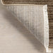 Brown Fringed Area Rug 60x90 cm