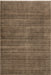 Brown Fringed Area Rug 60x90 cm