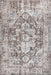 Brown Herati Medallion Area Rug 150x240 cm