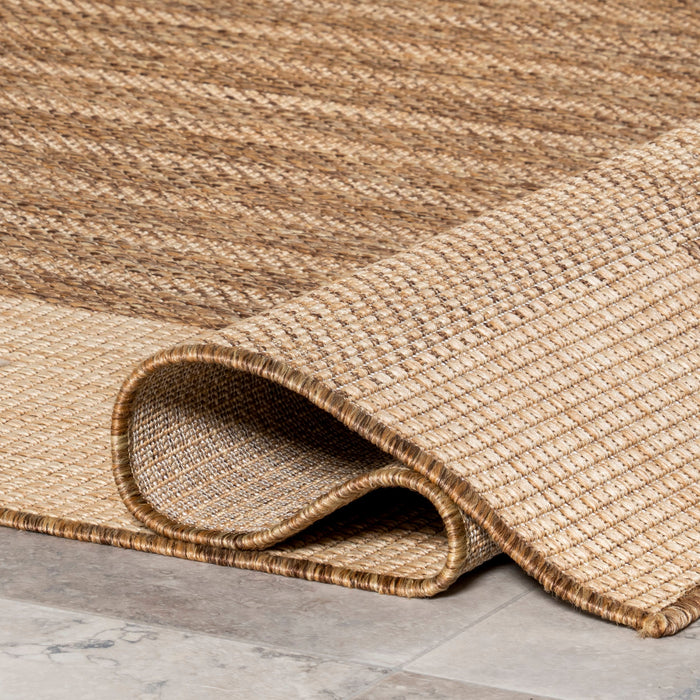 Brown Indoor Outdoor Area Rug 152x244 cm